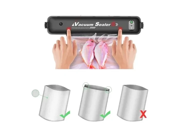 Вакуумний пакувальник продуктів Vacuum Sealer S 26X-252 Чорний