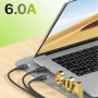 Кабель 3 в 1 для зарядки USB с разъемами Type-C, Lightning и Micro USB / Кабель быстрая зарядка до 6A 26X-202