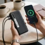 Павербанк великої ємності 40000mAh з LED-дисплеєм A 17 Чорний / Портативний павербанк / Павербанк для телефону