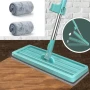 УЦЕНКА! Швабра лентяйка с отжимом Spin Mop, на 360 градусов, Бирюзовая / Самоотжимающая швабра для быстрого (Плохая упаковка 3757)