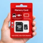 Карта пам'яті microSD 64 ГБ з SD-адаптером (Флешка для телефону)
