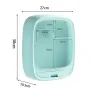 Органайзер для косметики настінний U-Beauty Wall Cosmetic Box підвісний б'юті бокс із прозорими дверцятами та ящик