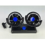 Автомобільний вентилятор CAR SMALL FAN 12 V F30 Подвійний вентилятор на панель приладів 12 В