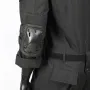 Набір тактичного захисту Eagle KN-04 Black: налокітники та наколінники, нейлон