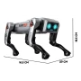 Інтерактивний робот-собака на радіокеруванні AI Robot Grey