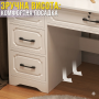 Туалетний столик з LED-дзеркалом і висувними шухлядами 80х40х137 см STL-MD 83