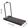 Складана бігова доріжка YXT003 3-в-1 Walking Pad, до 150 кг, 10 км/год, з пультом, LED-дисплеєм, зона бігу 107×40 см