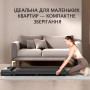 Складана бігова доріжка YXT003 3-в-1 Walking Pad, до 150 кг, 10 км/год, з пультом, LED-дисплеєм, зона бігу 107×40 см