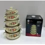 УЦЕНКА! Набор эмалированных кастрюль Higher Kitchen ZP-321 10 шт (Стерлась эмаль на кастрюле 3523)