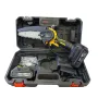 Цепная пила аккумуляторная мини Crownberg CB-3992 2 аккумулятора шина 15 см с кейсом 64 В