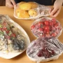 Пищевые пакеты крышки на резинке, 100 шт. ND-68-30 Freshness storage bag, Прозрачные/Политиленовые пакеты для еды