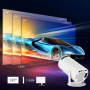 Проектор с 2 джойстиками и пультом, WiFi, Bluetooth, M300 MAX, Белый / Смарт проектор с играми / Игровой проектор