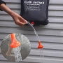 Душ туристический 20л, Easy Camp Solar Shower, Черный / Душ для дачи / Походный душ / Переносной летний душ