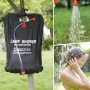 Душ туристический 20л, Easy Camp Solar Shower, Черный / Душ для дачи / Походный душ / Переносной летний душ