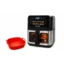 Аэрогриль Rainberg RB 2342 4800W аэрофритюрница безмасляная для приготовления без масла с 2 Тенами 12,5 л и сенсорным управлением