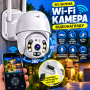 Вулична поворотна IP-камера відеоспостереження 4 МП Wi-Fi V380 Pro з нічним баченням до 30 м, датчиком руху, захистом IP66
