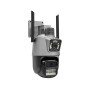 Вулична охоронна поворотна камера WI-FI камера V380-V21 8MP сирена