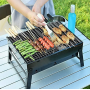 Складной барбекю гриль портативный мангал BBQ Grill Portable - жаропрочный Лучшая цена!