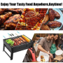 Складной барбекю гриль портативный мангал BBQ Grill Portable - жаропрочный Лучшая цена!