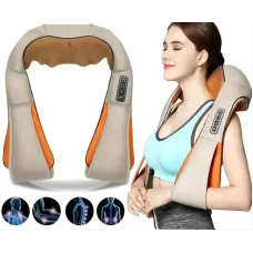 УЦЕНКА! Роликовый массажер для спины и шеи Massager of Neck (Плохая упаковка 3394)