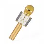УЦЕНКА! Микрофон караоке WSTER ART: WS-858 Bluetooth USB AUX FM GOLD (Ржавчина на корпусе 2385)