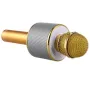 УЦЕНКА! Микрофон караоке WSTER ART: WS-858 Bluetooth USB AUX FM GOLD (Ржавчина на корпусе 2385)