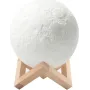 УЦЕНКА! Светильник-ночник 3D слой Луна Moon Lamp на деревянной подставке 15 см (Плохая упаковка 2792)