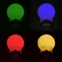 УЦЕНКА! Светильник-ночник 3D слой Луна Moon Lamp на деревянной подставке 15 см (Плохая упаковка 2792)