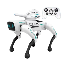 Інтерактивна робот-собака Mech Guardian QF660-2 з пультом керування та підсвіткою