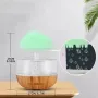 УЦЕНКА! Увлажнитель воздуха Гриб с эффектом дождя / Аромадиффузор-ночник с подсветкой Mushroom drop water (Плохая упаковка 3260)
