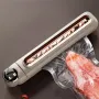Кухонний вакуумний пакувальник харчових продуктів з дисплеєм Vacuum sealer LS-802 Білий Побутовий вакууматор домашній