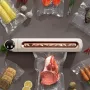 Кухонний вакуумний пакувальник харчових продуктів з дисплеєм Vacuum sealer LS-802 Білий Побутовий вакууматор домашній