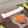 Кухонний вакуумний пакувальник харчових продуктів з дисплеєм Vacuum sealer LS-802 Білий Побутовий вакууматор домашній