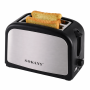 Тостер Sokany HJT-008S на 2 ломтика, 800Вт / Электротостер для хлеба / Электрический тостер двойной