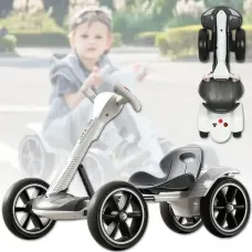 УЦЕНКА! Электромобиль складной с аккумулятором 6V 4.5Ah и скоростью до 6 км/ч HL-B6 Белый (Плохая упаковка 3442)