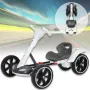 УЦЕНКА! Электромобиль складной с аккумулятором 6V 4.5Ah и скоростью до 6 км/ч HL-B6 Белый (Плохая упаковка 3442)