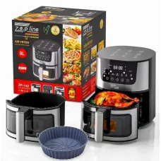 УЦЕНКА! Фритюрница Zepline ZP-142 с чашей на 8 литров и встроенным грилем 4200Вт (Плохая упаковка, повреждение ручки 3430)