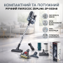Ручний портативний пилосос Zepline ZP-00348 2600 Вт з турбощіткою ЗЕЛЕНИЙ компактний пилосос для дому
