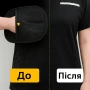 Щітка рукавичка для чищення одягу та килимів 24*16 см ND-549/Електростатична рукавичка від шерсті