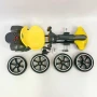 Електрокарт дитячий 6км/год, до 50кг, Karting, Жовтий / Електричний карт складний / Дитячий електромобіль