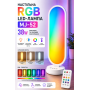 Світлодіодна LED лампа Desktop Fill light MJ-52 CCT+RGB з пультом 3000-6500K (для блогерів та візажистів) (66,0*19,0cm)