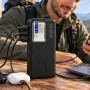 Повербанк 40000mAh, LED-дисплей, 3 USB, А 15, Черный / Power Bank / Павербанк / Внешний аккумулятор / Повербанк для телефона Подро