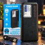 Повербанк 40000mAh, LED-дисплей, 3 USB, А 15, Черный / Power Bank / Павербанк / Внешний аккумулятор / Повербанк для телефона Подро