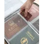 Органайзер папка для документов с кодовым замком на 2 отделения Черный