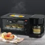 УЦЕНКА! Электрическая печь + кофеварка + гриль 3в1 Zepline ZP-116 на 12 л 1250Вт (Плохая упаковка, Нет заварника 3217)