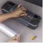 Вакуумный упаковщик Food Vacuum Sealer 65 кПа с резаком и пакетами, чёрный