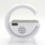 Лампа-нічник із бездротовою зарядкою, Bluetooth-колонкою і RGB LED-підсвіткою 15 Вт + дискокуля, YN-2366
