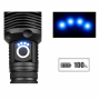 Мощный тактический фонарь BL X92 P90 / аккумуляторный фонарь с зумом и USB-зарядкой
