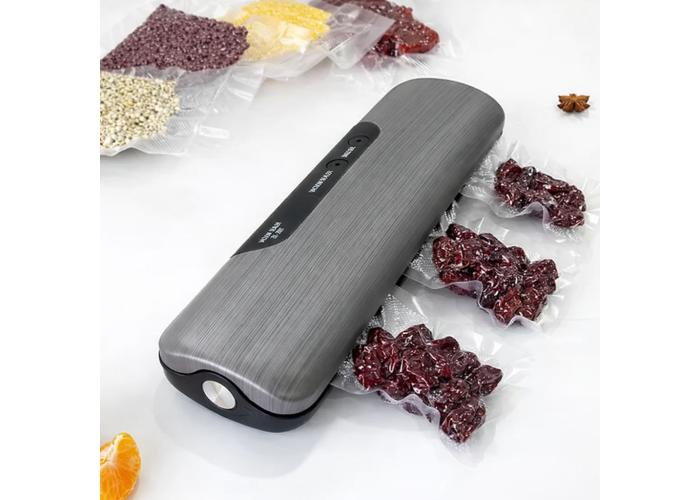 Вакуумный упаковщик продуктов Sokany SK-13031, 130 Вт / Мощный вакууматор / Вакумный упаковщик