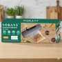 Вакуумный упаковщик продуктов Sokany SK-13031, 130 Вт / Мощный вакууматор / Вакумный упаковщик